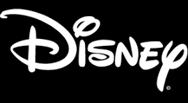 Disney logo in white